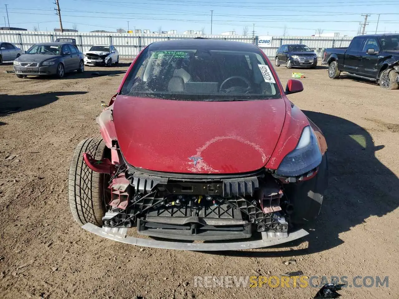 5 Photograph of a damaged car 5YJ3E1EA2NF185392 TESLA MODEL 3 2022