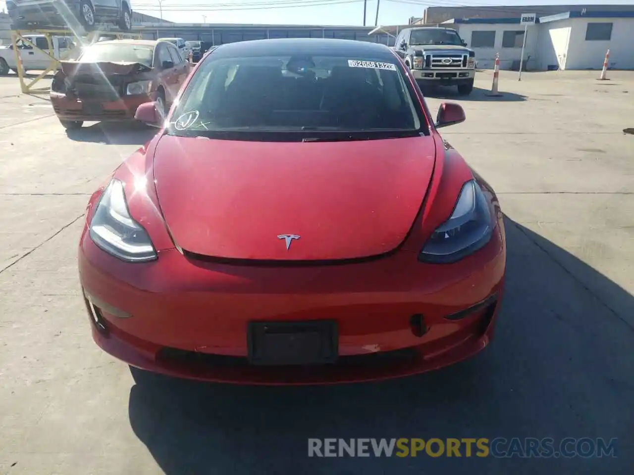 5 Photograph of a damaged car 5YJ3E1EA2NF186218 TESLA MODEL 3 2022