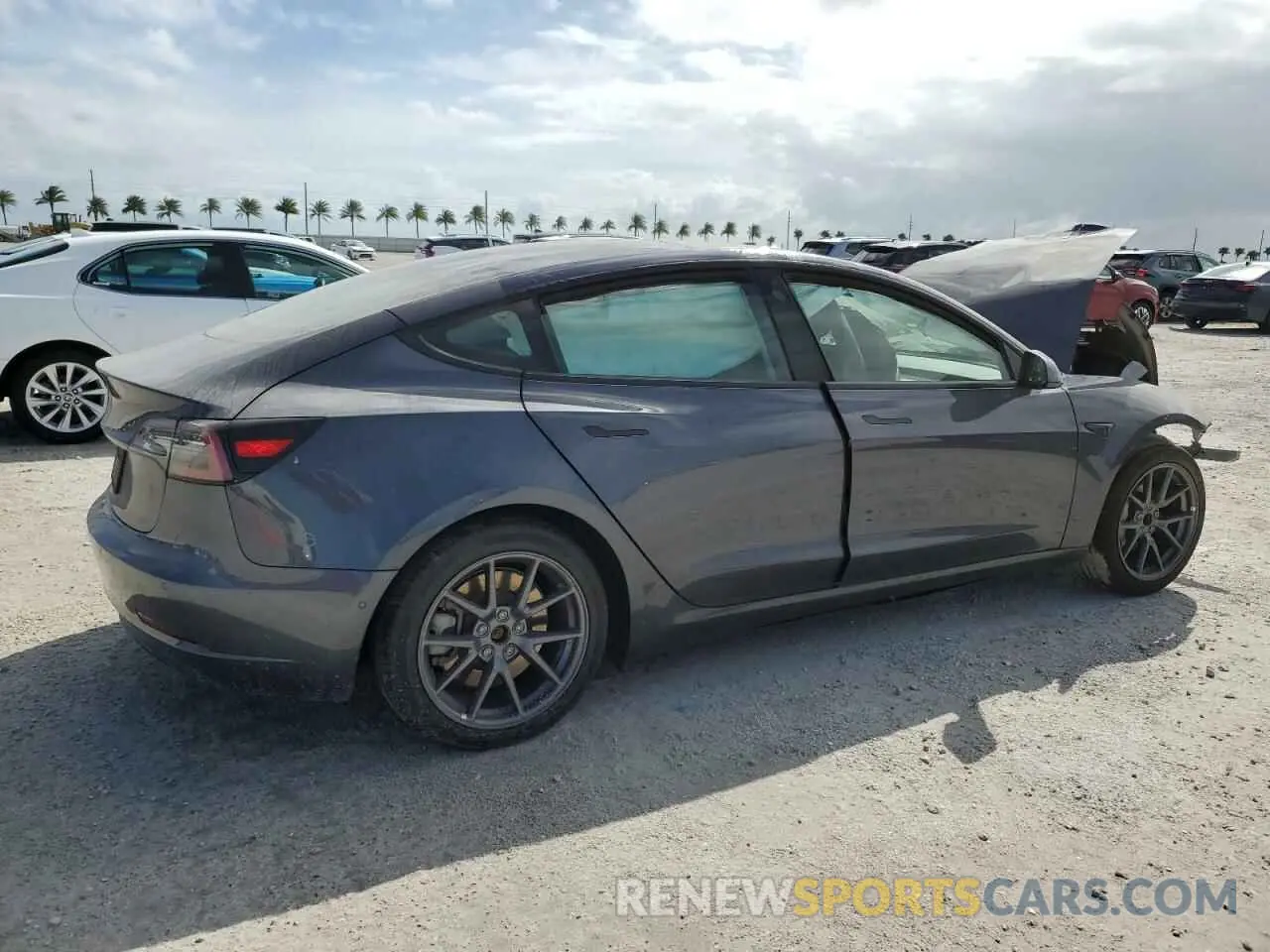 3 Photograph of a damaged car 5YJ3E1EA2NF188759 TESLA MODEL 3 2022