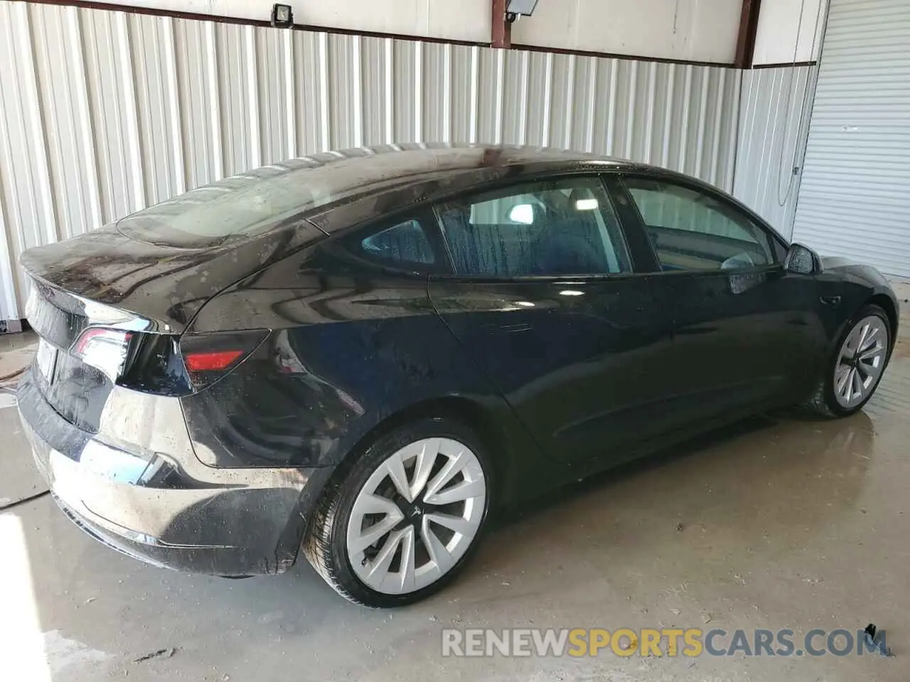 3 Photograph of a damaged car 5YJ3E1EA2NF190107 TESLA MODEL 3 2022