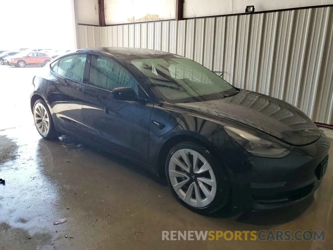 4 Photograph of a damaged car 5YJ3E1EA2NF190107 TESLA MODEL 3 2022