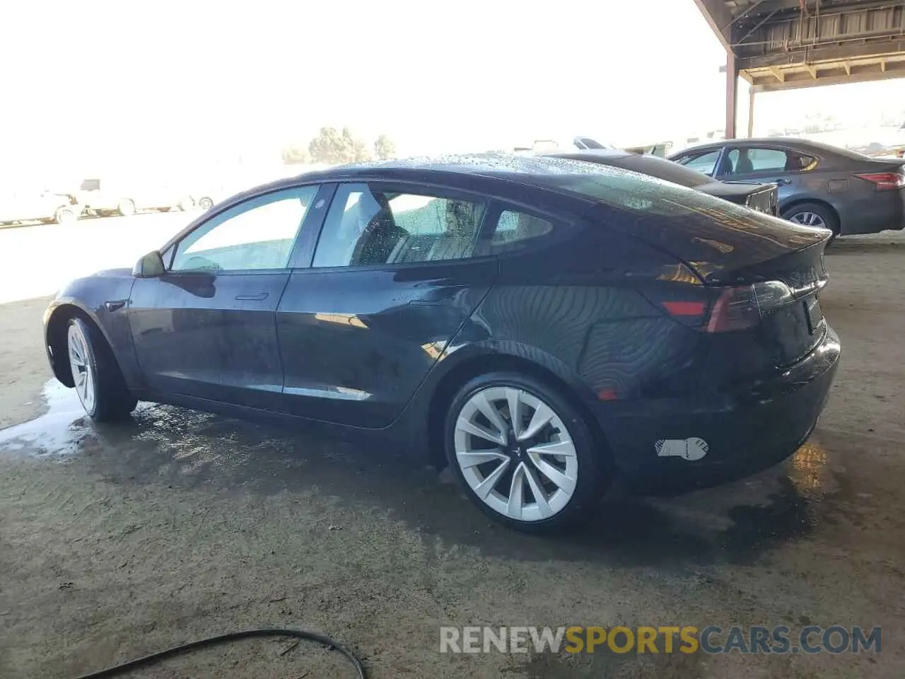 2 Photograph of a damaged car 5YJ3E1EA2NF190124 TESLA MODEL 3 2022