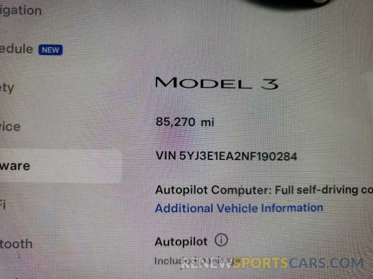 9 Photograph of a damaged car 5YJ3E1EA2NF190284 TESLA MODEL 3 2022