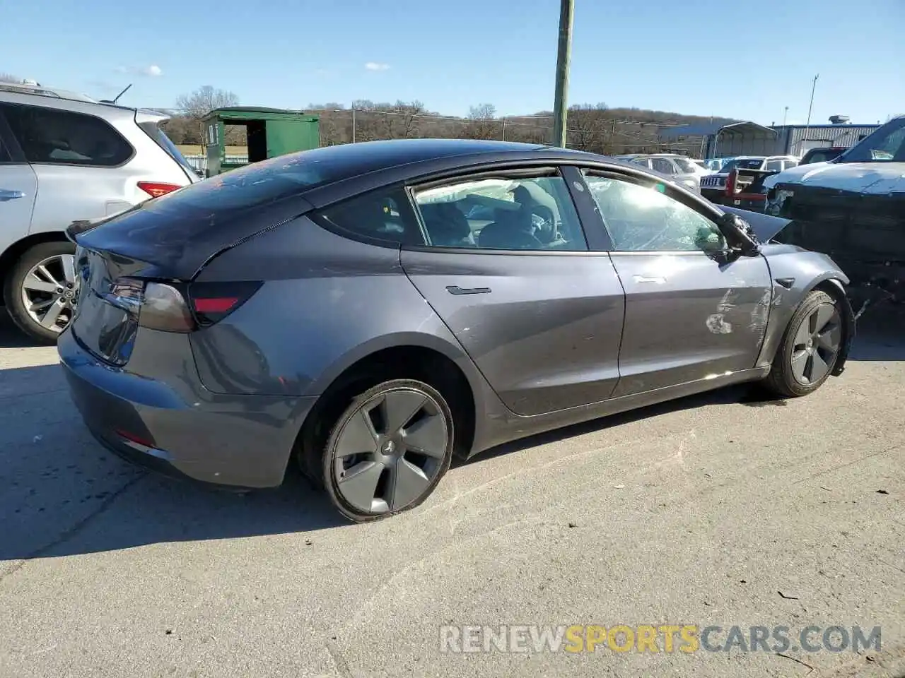 3 Photograph of a damaged car 5YJ3E1EA2NF191225 TESLA MODEL 3 2022