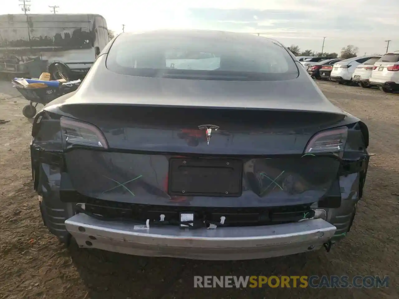 6 Photograph of a damaged car 5YJ3E1EA2NF191418 TESLA MODEL 3 2022