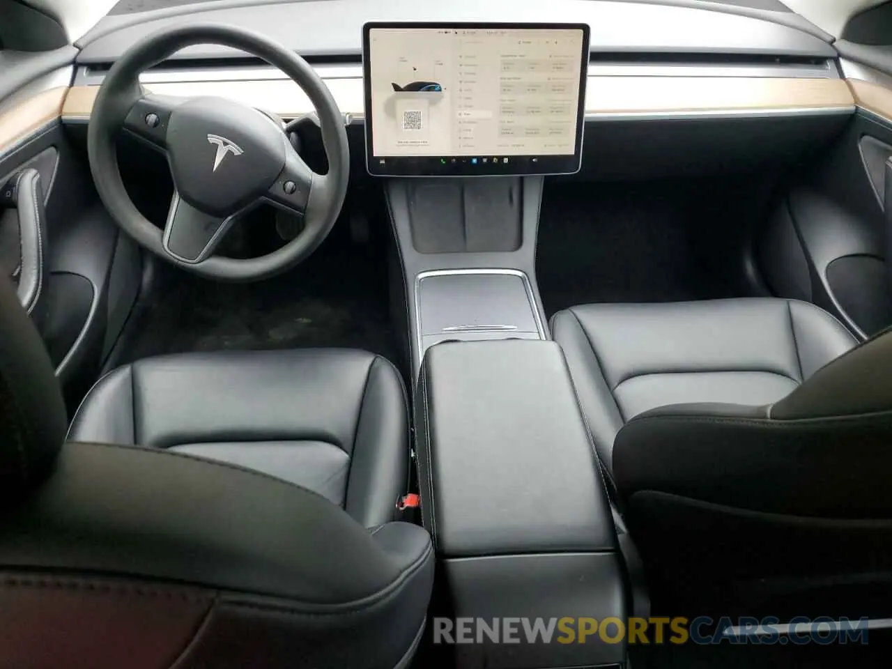 8 Photograph of a damaged car 5YJ3E1EA2NF192097 TESLA MODEL 3 2022
