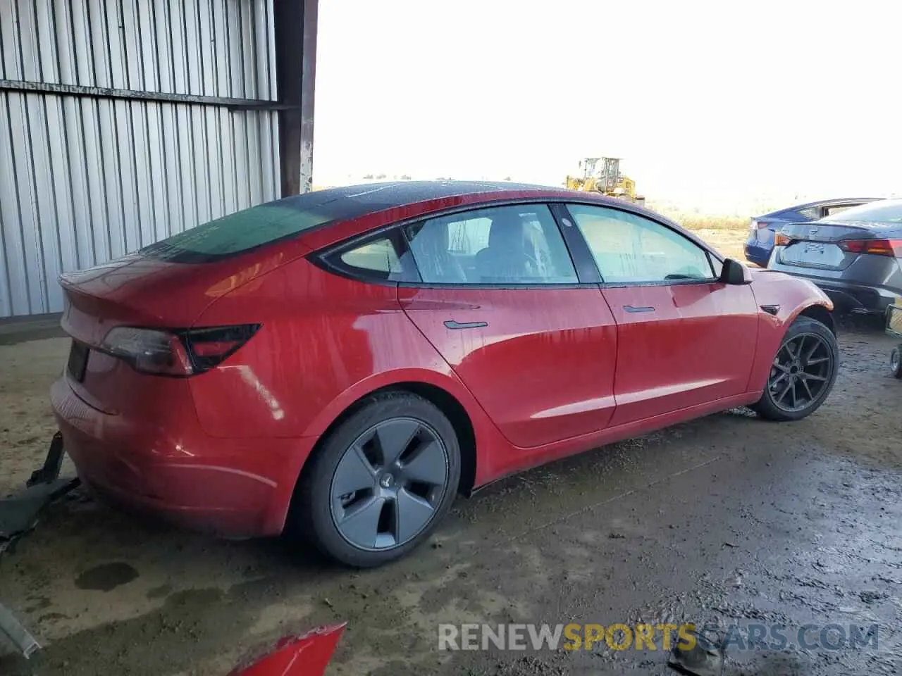 3 Photograph of a damaged car 5YJ3E1EA2NF286657 TESLA MODEL 3 2022