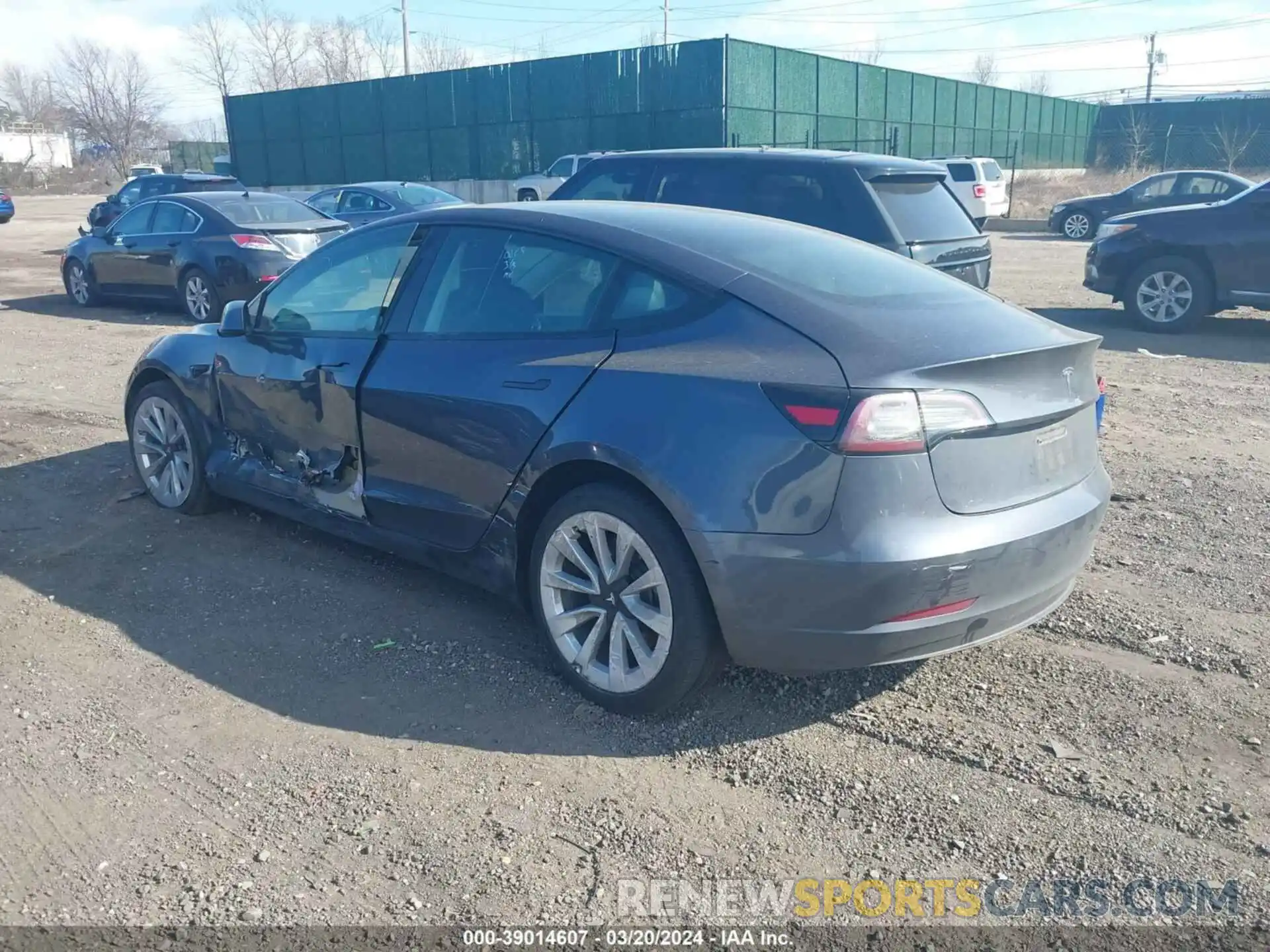 3 Photograph of a damaged car 5YJ3E1EA2NF286920 TESLA MODEL 3 2022