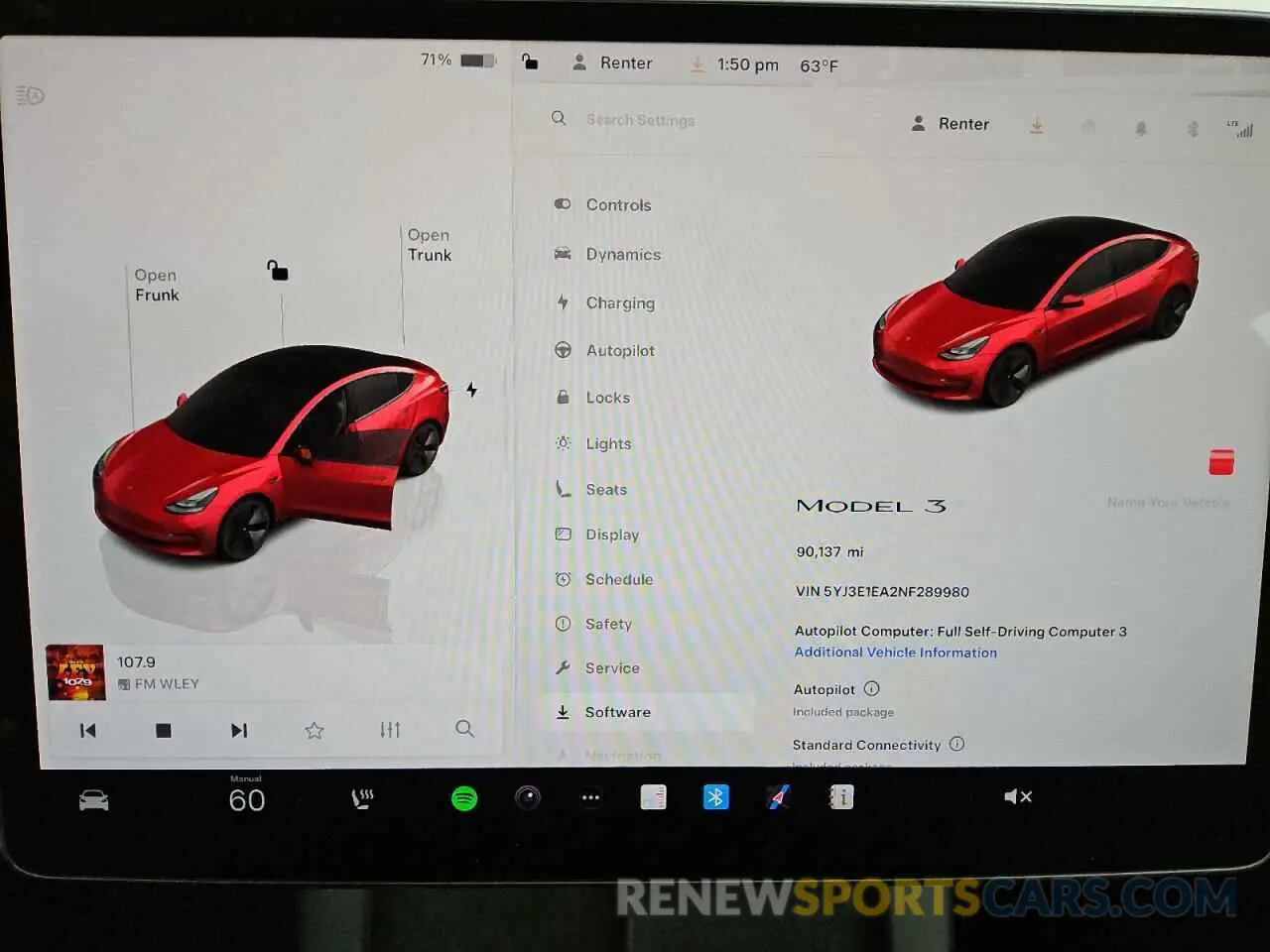 9 Photograph of a damaged car 5YJ3E1EA2NF289980 TESLA MODEL 3 2022