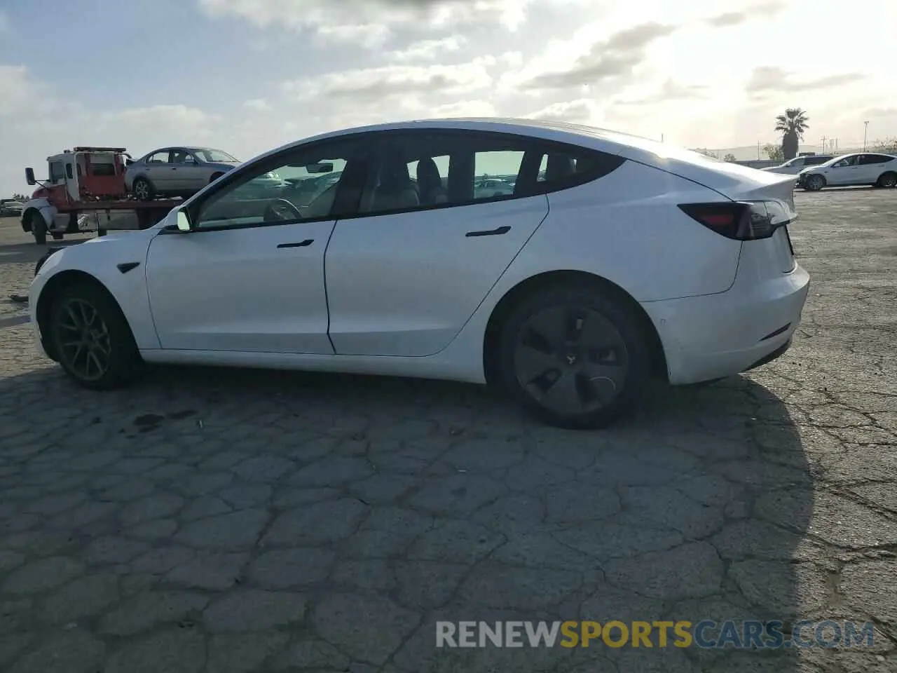 2 Photograph of a damaged car 5YJ3E1EA2NF290515 TESLA MODEL 3 2022