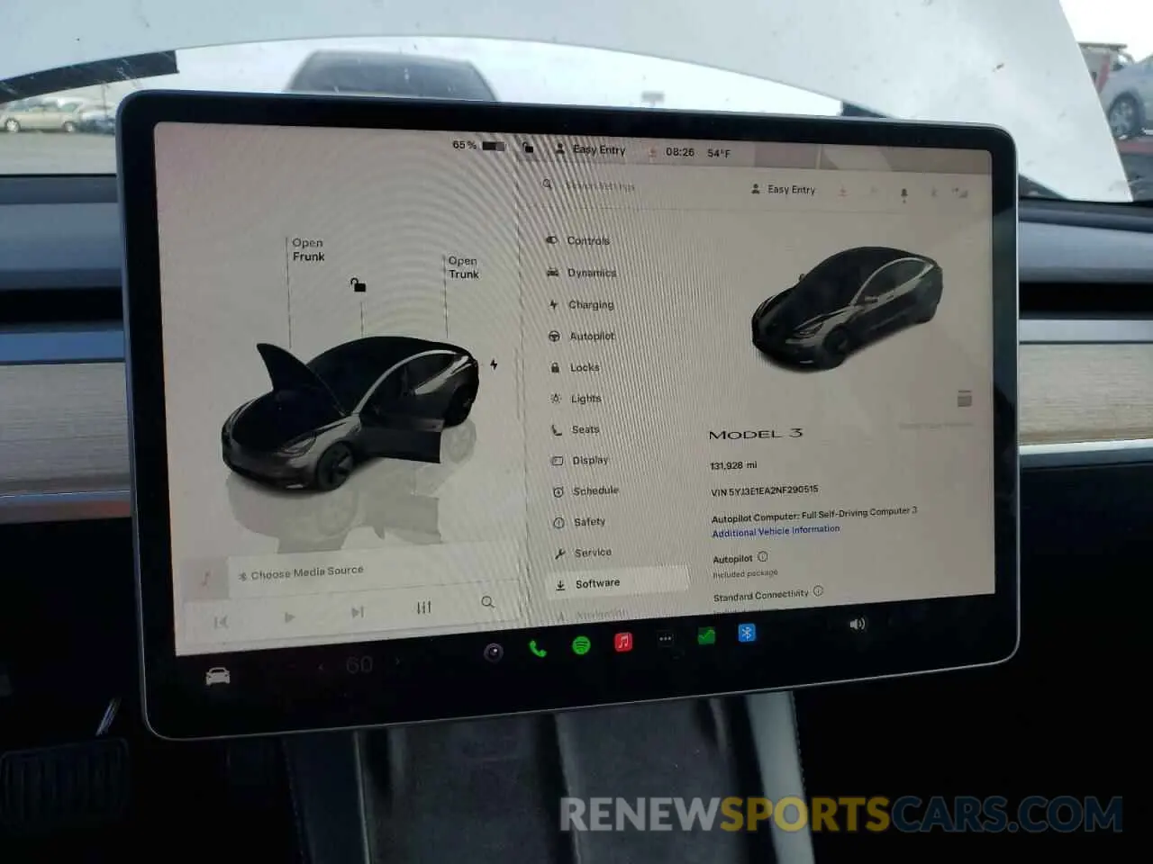 9 Photograph of a damaged car 5YJ3E1EA2NF290515 TESLA MODEL 3 2022