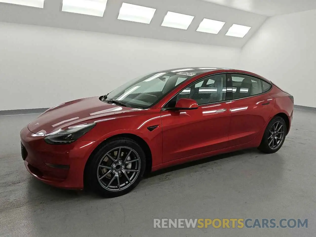 1 Photograph of a damaged car 5YJ3E1EA2NF291325 TESLA MODEL 3 2022