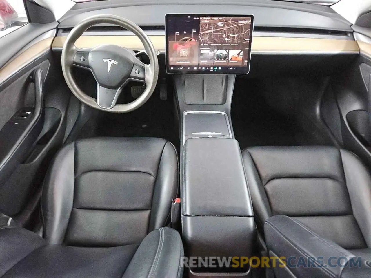 8 Photograph of a damaged car 5YJ3E1EA2NF291325 TESLA MODEL 3 2022