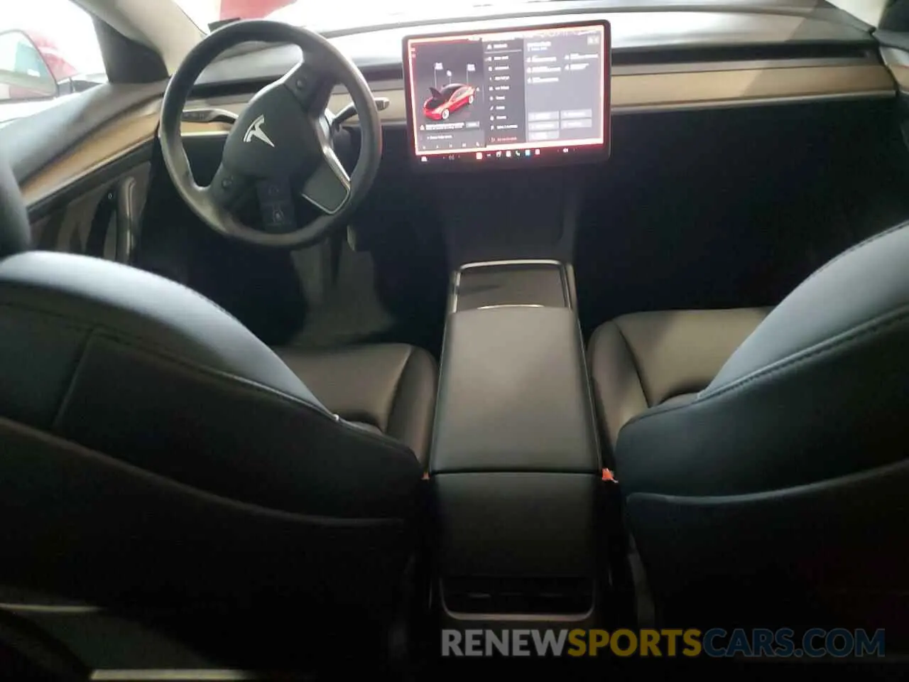 8 Photograph of a damaged car 5YJ3E1EA2NF303652 TESLA MODEL 3 2022