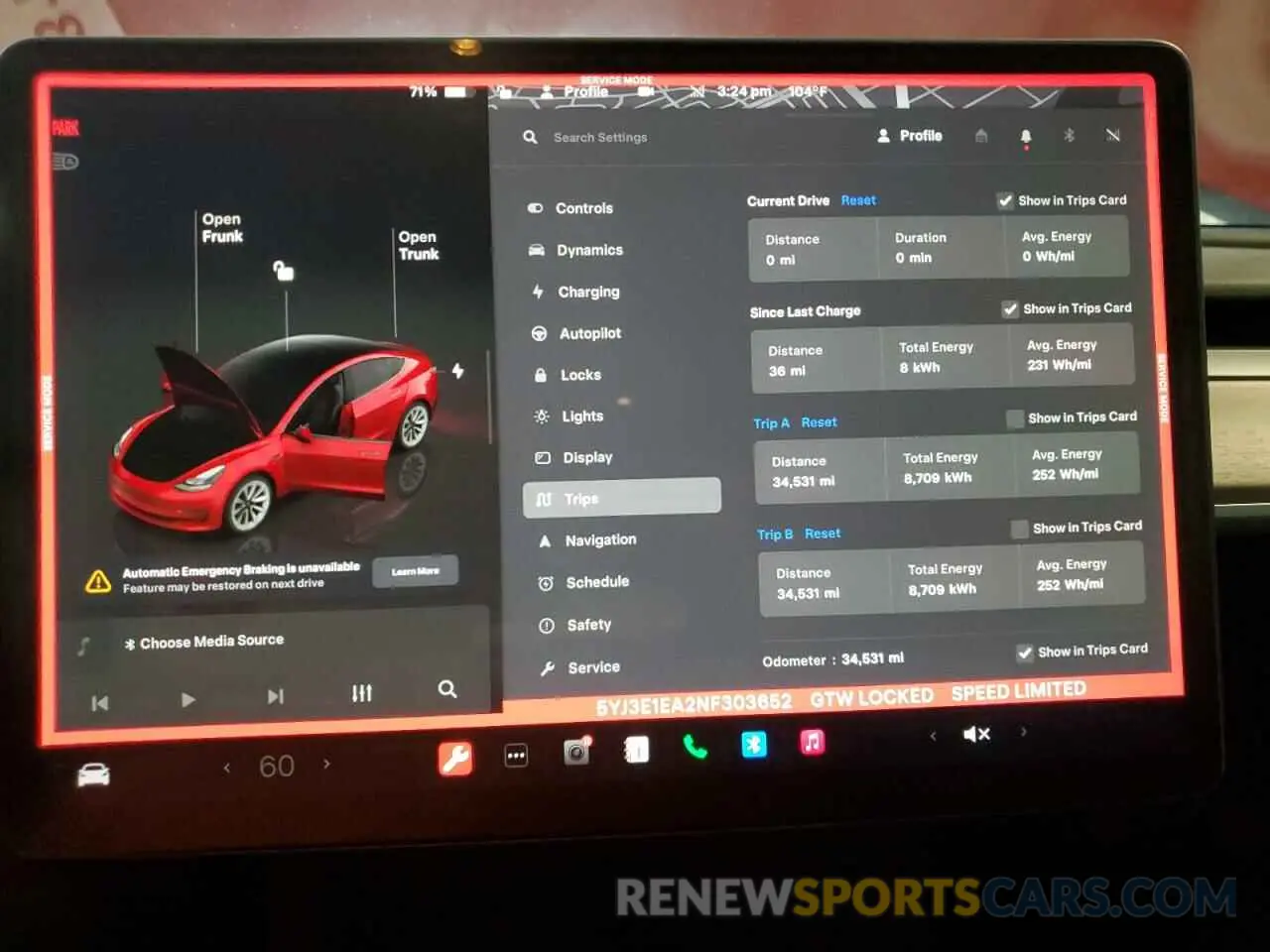 9 Photograph of a damaged car 5YJ3E1EA2NF303652 TESLA MODEL 3 2022