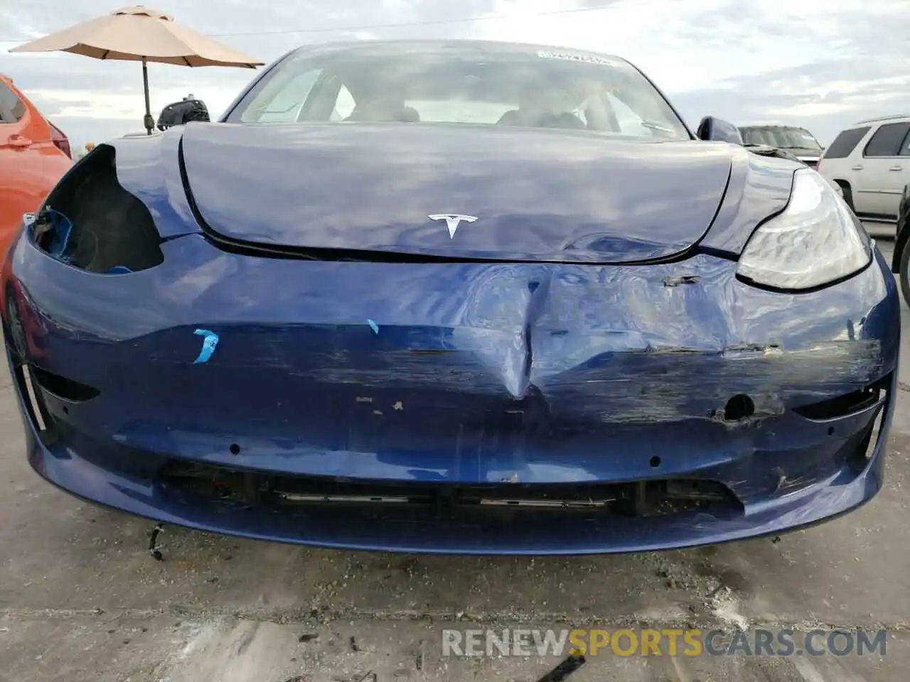 5 Photograph of a damaged car 5YJ3E1EA2NF304400 TESLA MODEL 3 2022