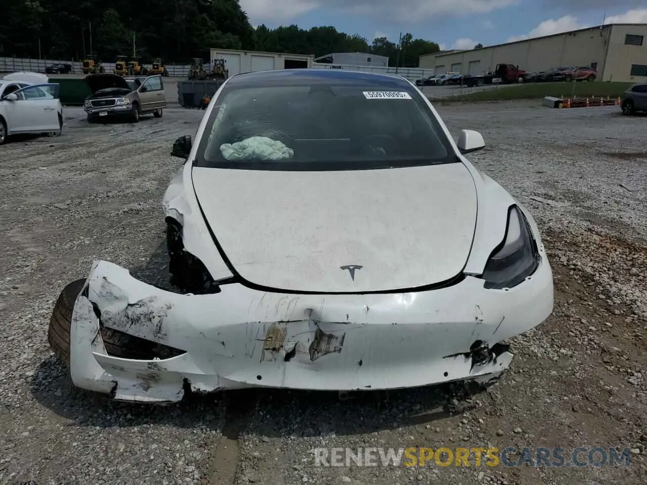 5 Photograph of a damaged car 5YJ3E1EA2NF314280 TESLA MODEL 3 2022