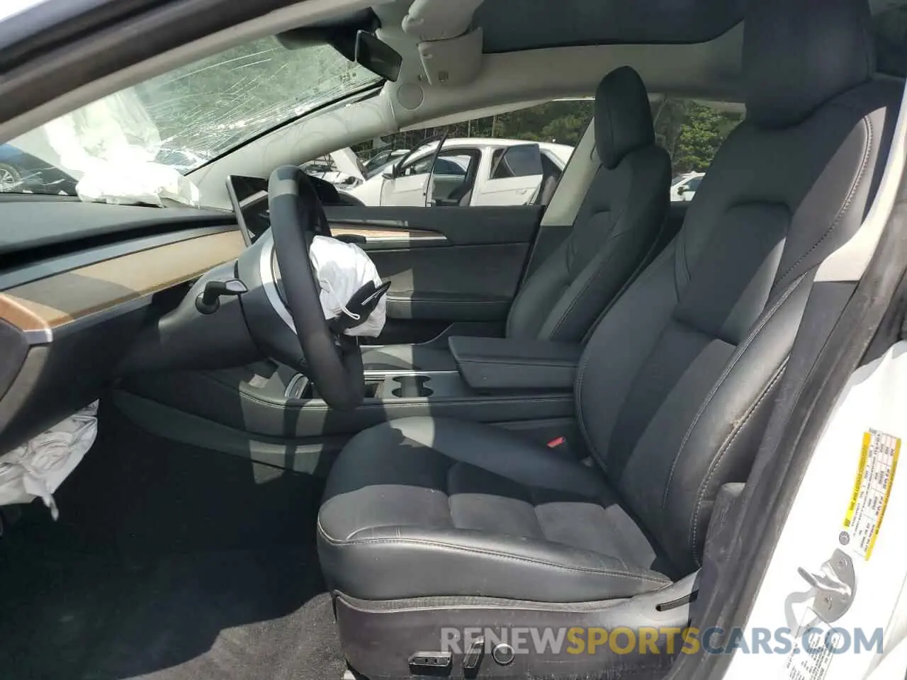 7 Photograph of a damaged car 5YJ3E1EA2NF314280 TESLA MODEL 3 2022