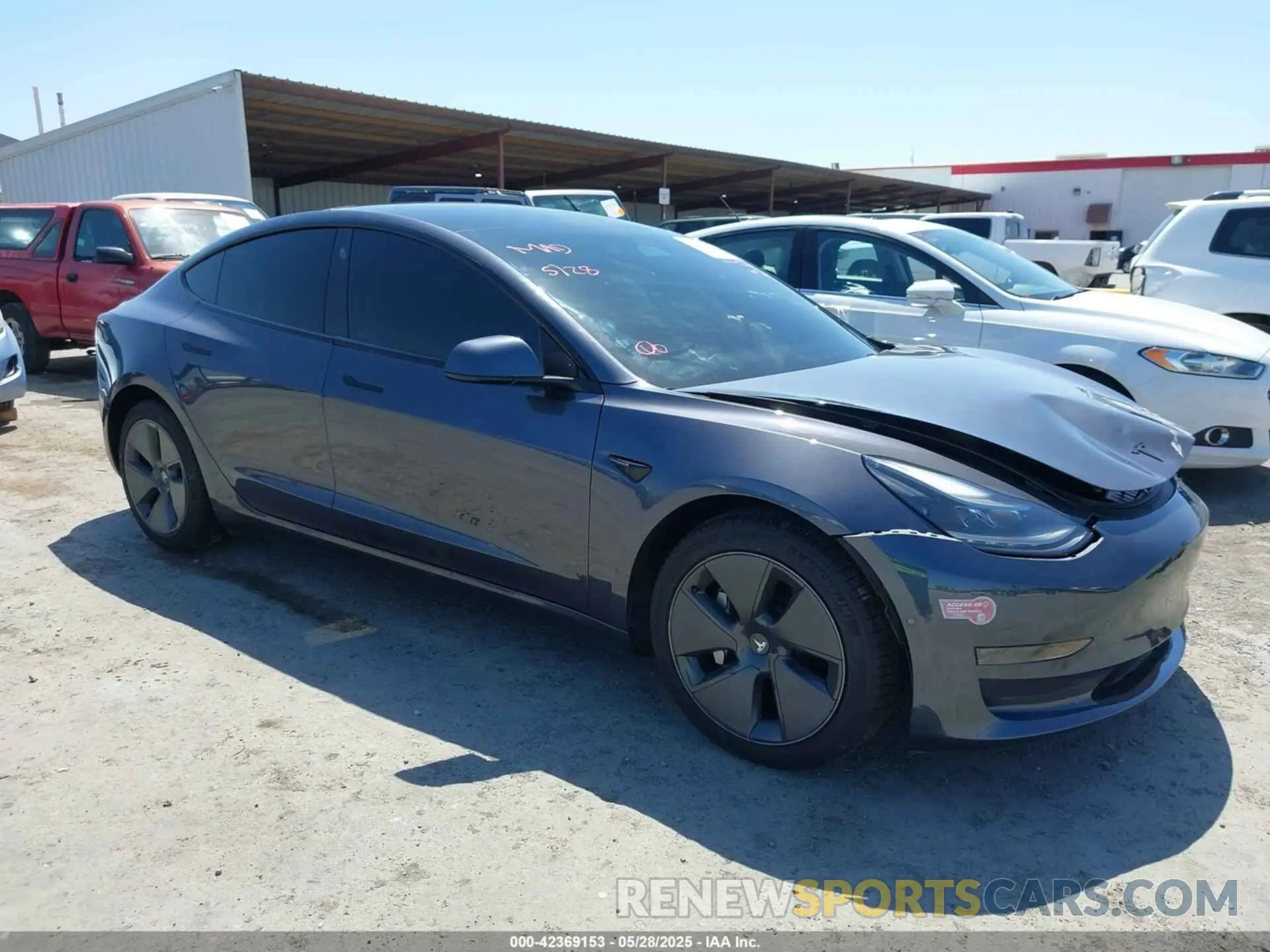 1 Photograph of a damaged car 5YJ3E1EA2NF331709 TESLA MODEL 3 2022