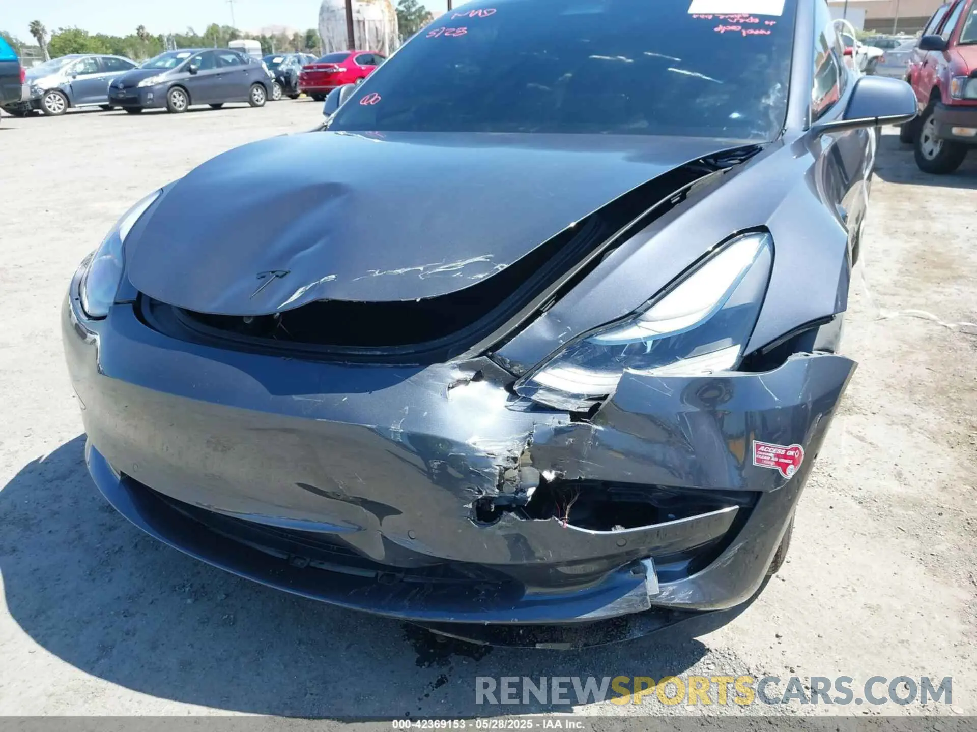 6 Photograph of a damaged car 5YJ3E1EA2NF331709 TESLA MODEL 3 2022