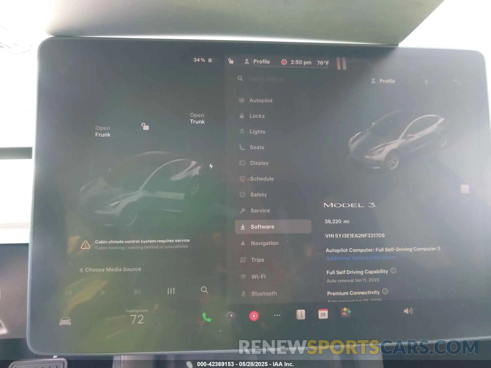 7 Photograph of a damaged car 5YJ3E1EA2NF331709 TESLA MODEL 3 2022
