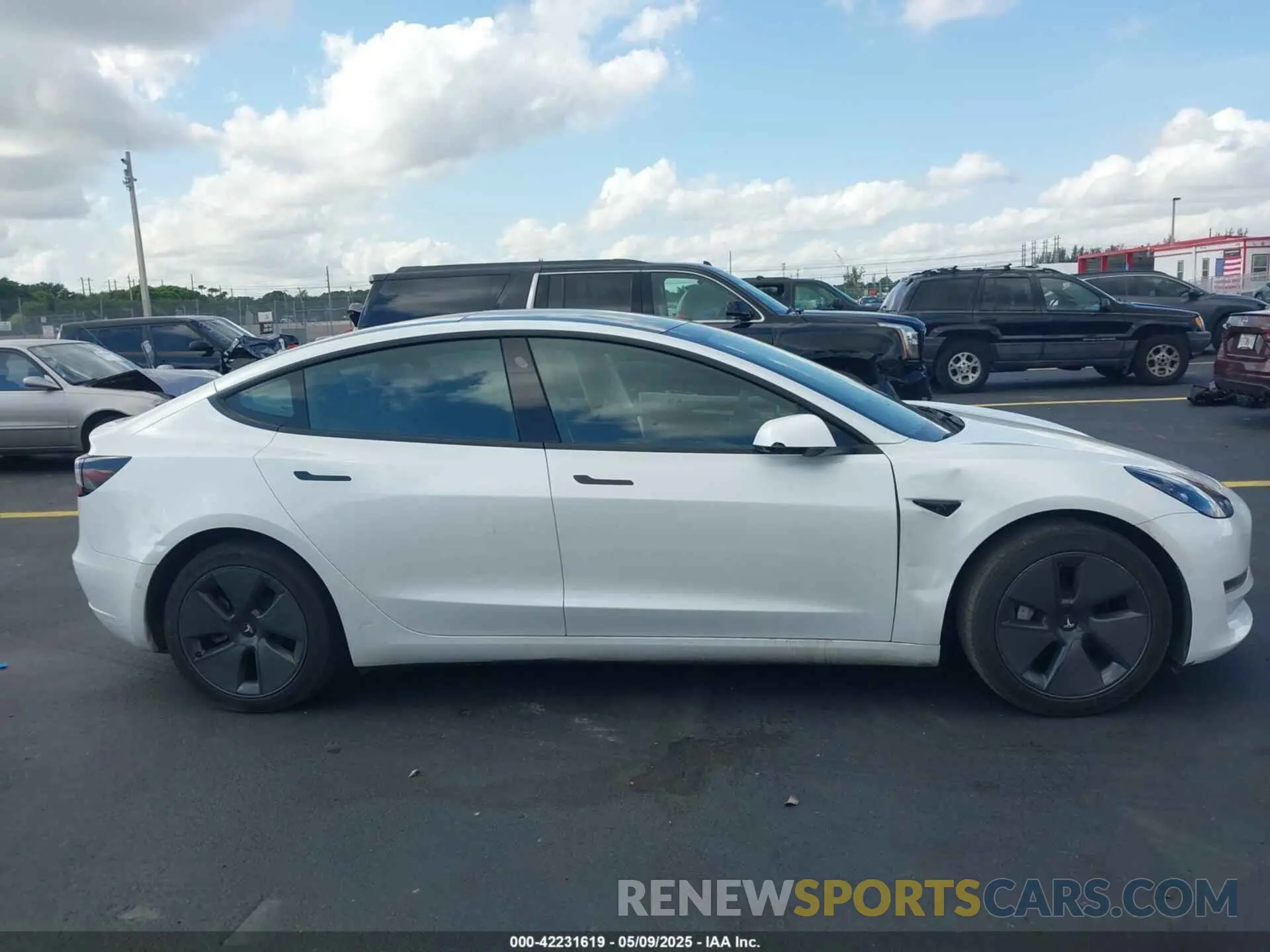 12 Photograph of a damaged car 5YJ3E1EA2NF332648 TESLA MODEL 3 2022