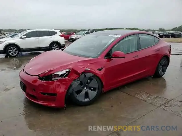 14 Photograph of a damaged car 5YJ3E1EA2NF341561 TESLA MODEL 3 2022