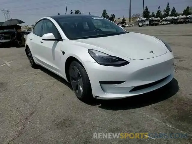 14 Photograph of a damaged car 5YJ3E1EA2NF345366 TESLA MODEL 3 2022
