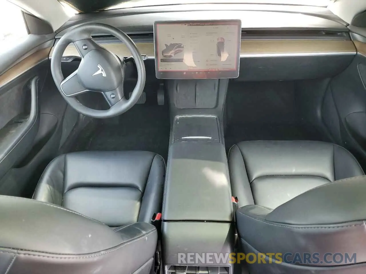 8 Photograph of a damaged car 5YJ3E1EA2NF345366 TESLA MODEL 3 2022