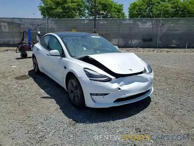 13 Photograph of a damaged car 5YJ3E1EA2NF346078 TESLA MODEL 3 2022