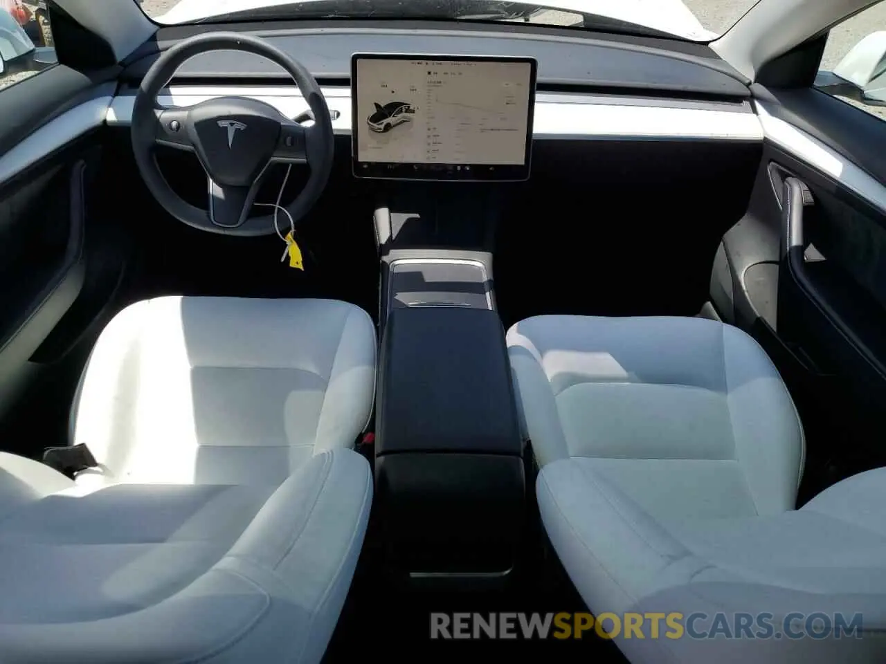 8 Photograph of a damaged car 5YJ3E1EA2NF346078 TESLA MODEL 3 2022