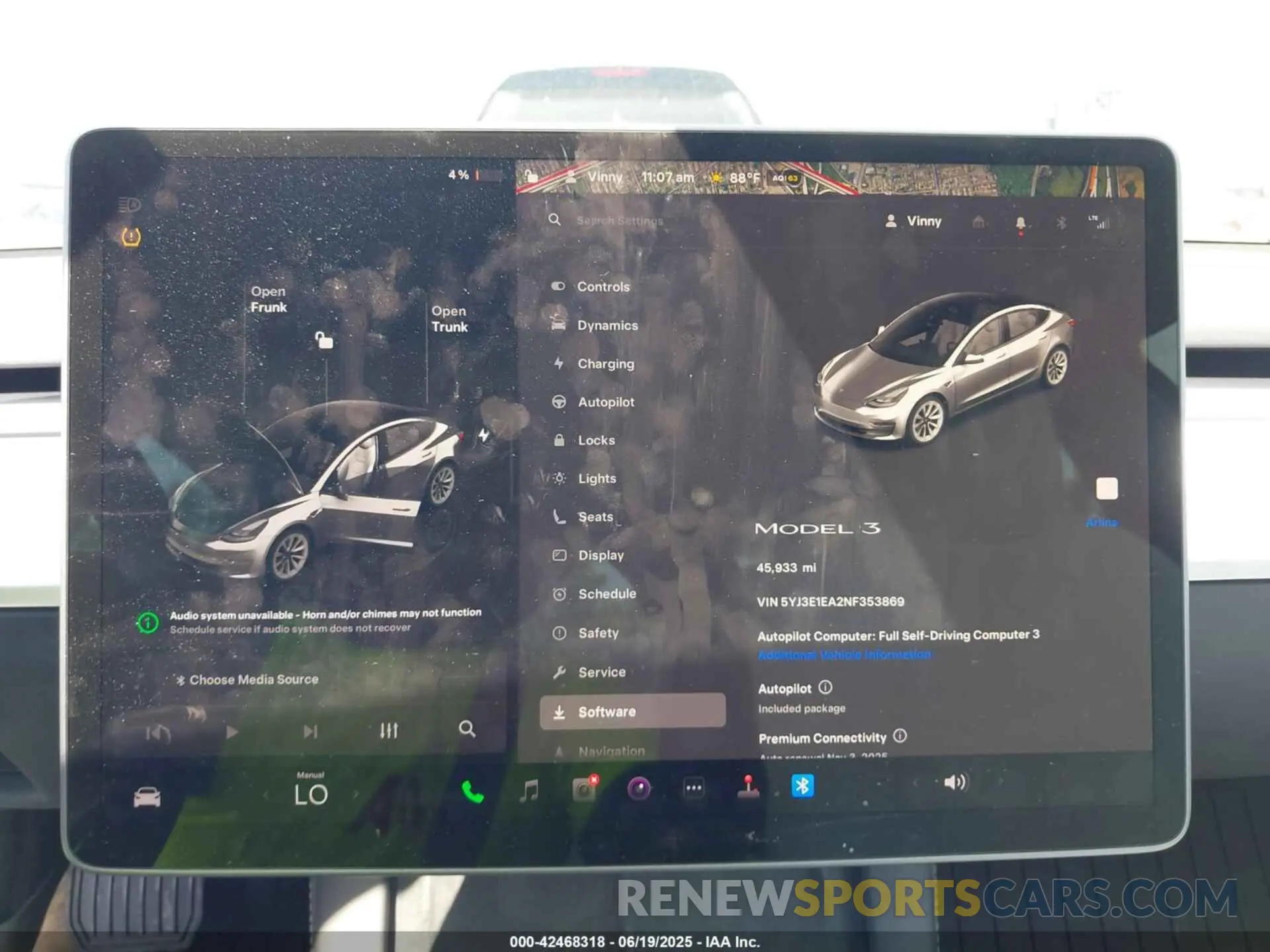 7 Photograph of a damaged car 5YJ3E1EA2NF353869 TESLA MODEL 3 2022