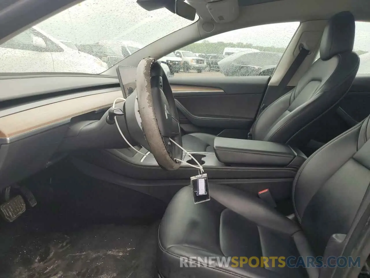 7 Photograph of a damaged car 5YJ3E1EA2NF370204 TESLA MODEL 3 2022