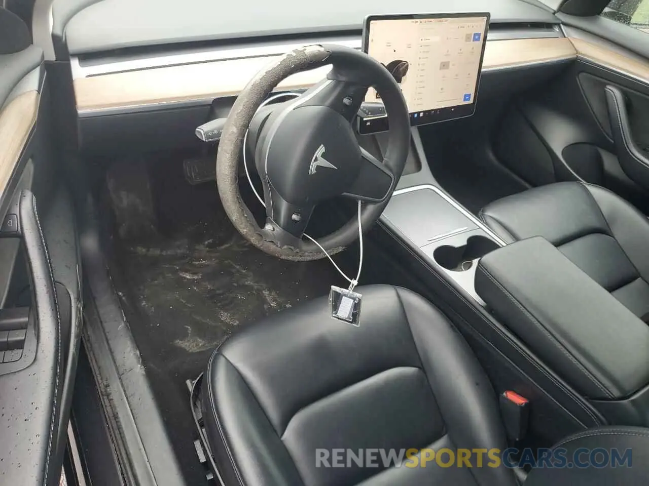8 Photograph of a damaged car 5YJ3E1EA2NF370204 TESLA MODEL 3 2022