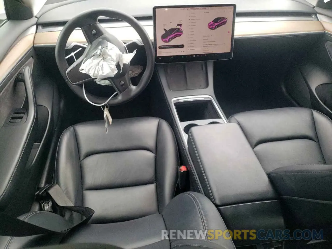 8 Photograph of a damaged car 5YJ3E1EA2NF370963 TESLA MODEL 3 2022