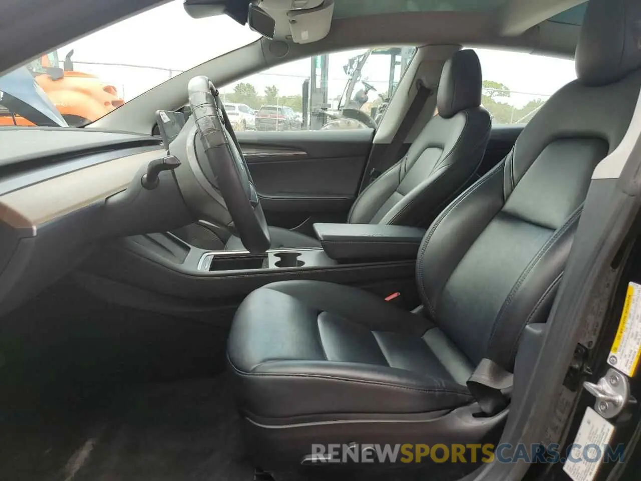 7 Photograph of a damaged car 5YJ3E1EA2NF371742 TESLA MODEL 3 2022