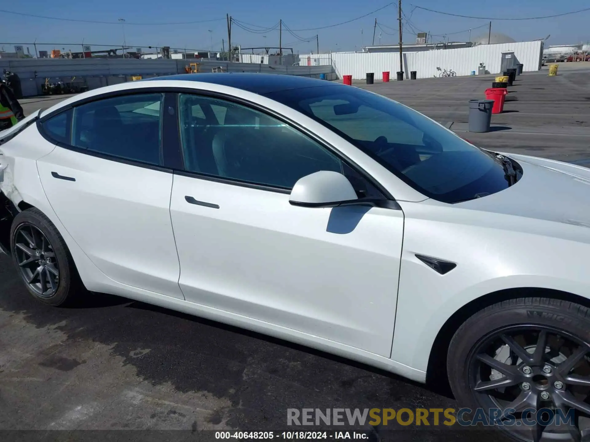 13 Photograph of a damaged car 5YJ3E1EA3NF117036 TESLA MODEL 3 2022