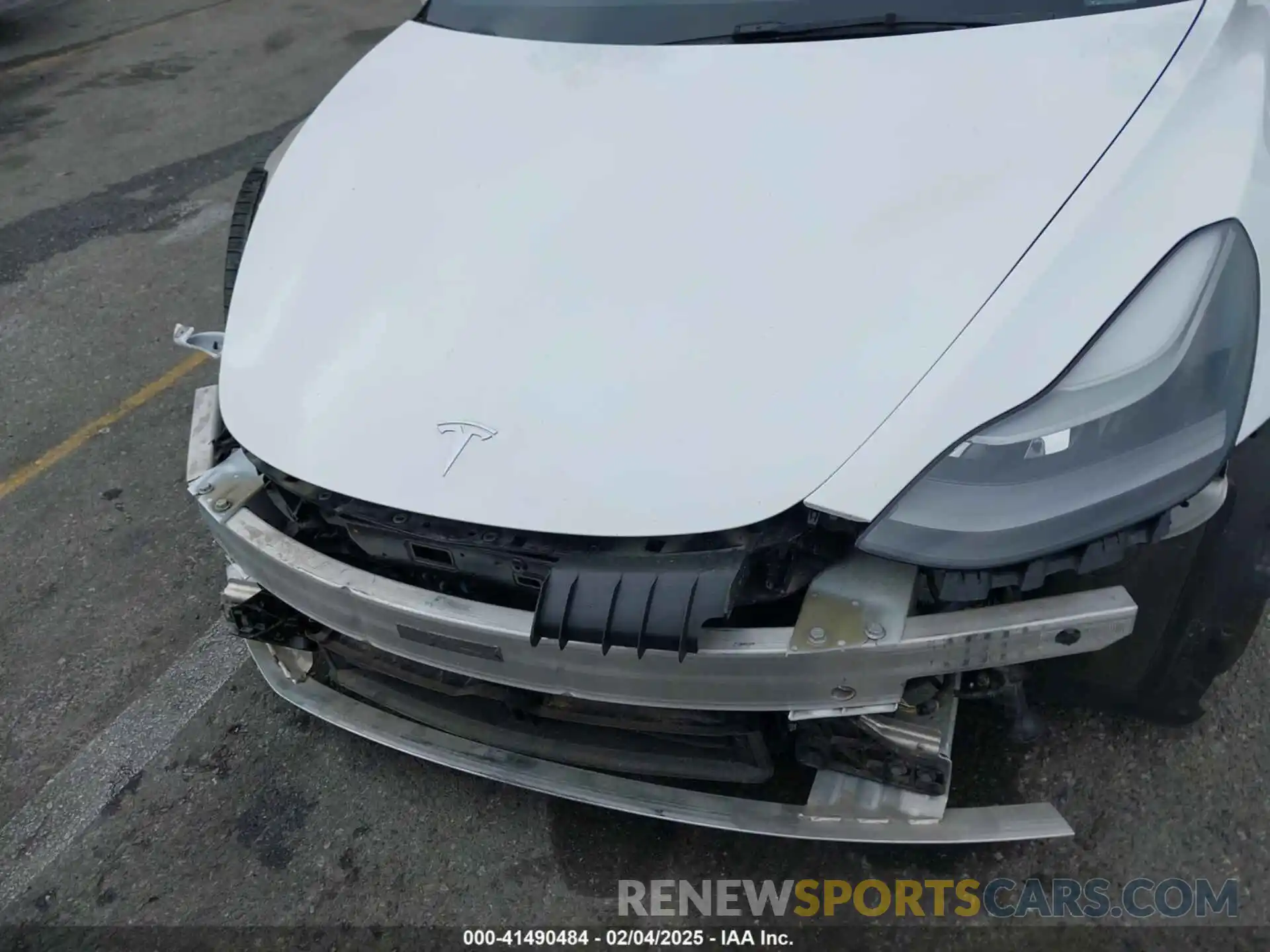 6 Photograph of a damaged car 5YJ3E1EA3NF124911 TESLA MODEL 3 2022