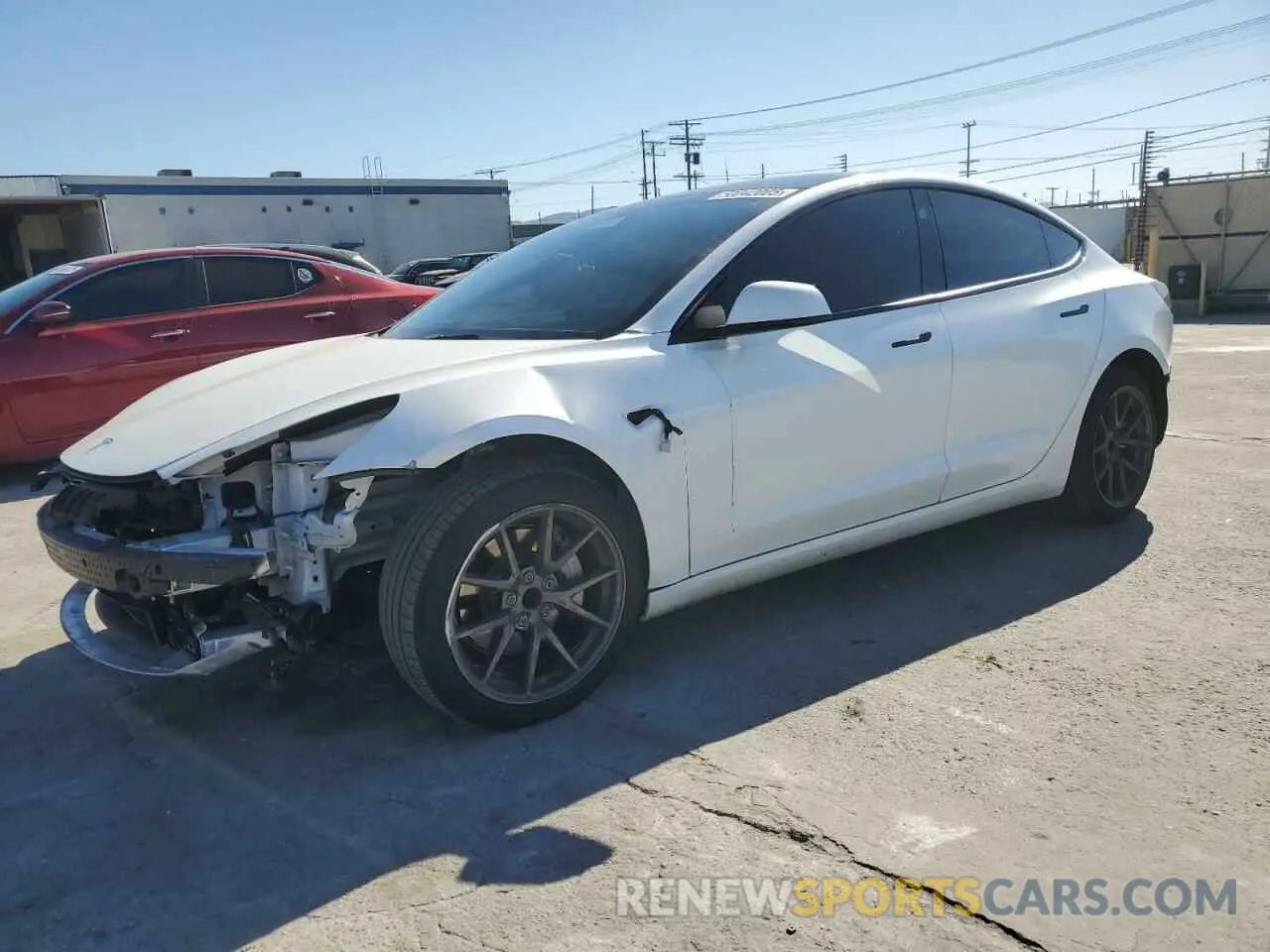 1 Photograph of a damaged car 5YJ3E1EA3NF125895 TESLA MODEL 3 2022