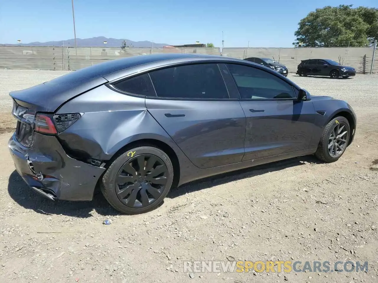 3 Photograph of a damaged car 5YJ3E1EA3NF132698 TESLA MODEL 3 2022