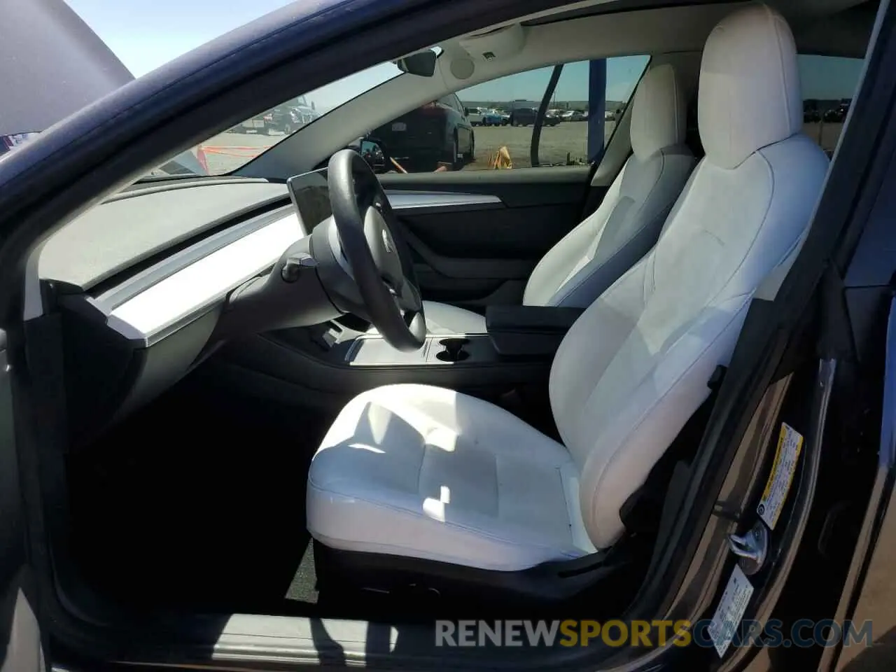 7 Photograph of a damaged car 5YJ3E1EA3NF132698 TESLA MODEL 3 2022