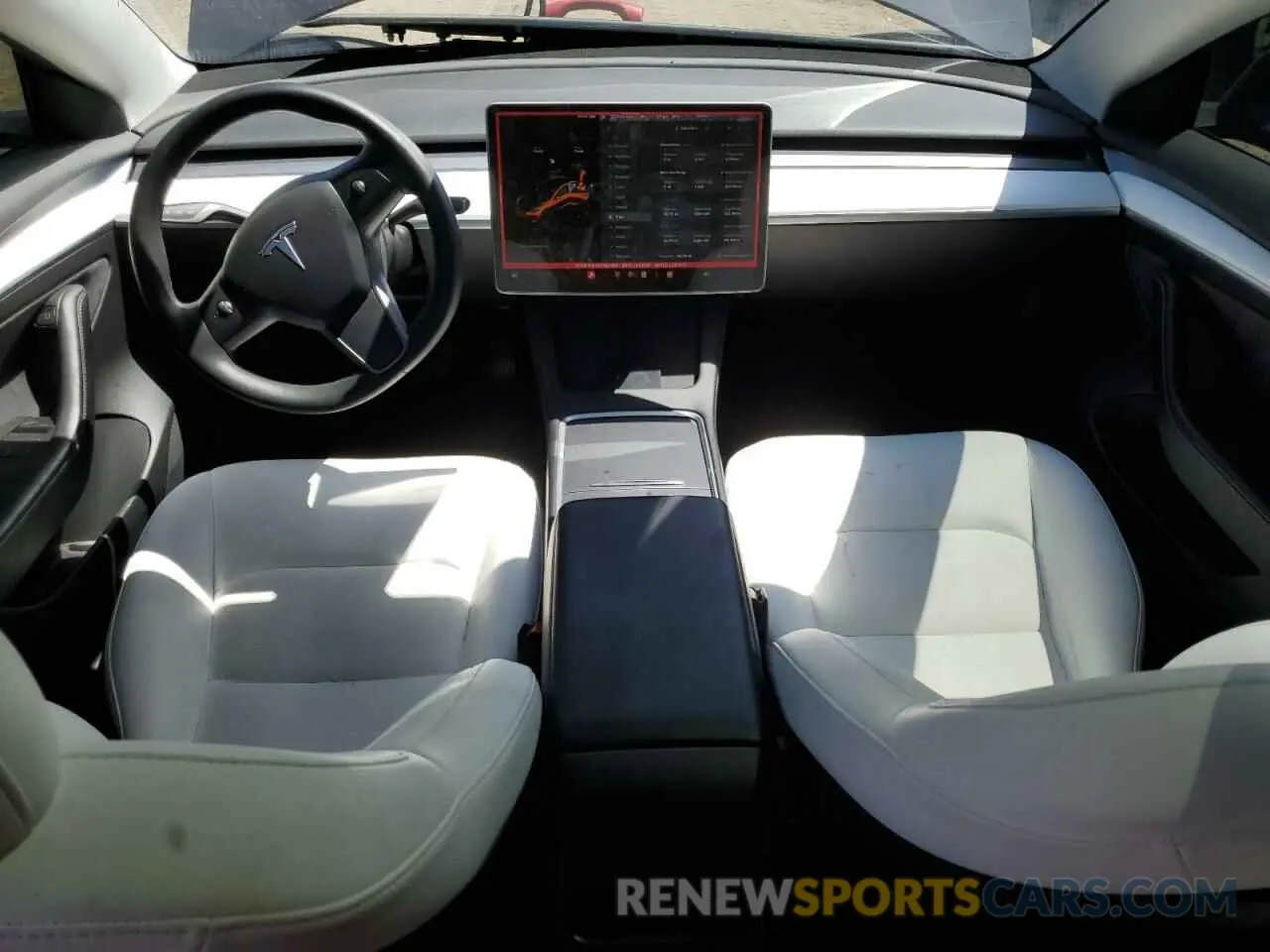 8 Photograph of a damaged car 5YJ3E1EA3NF132698 TESLA MODEL 3 2022