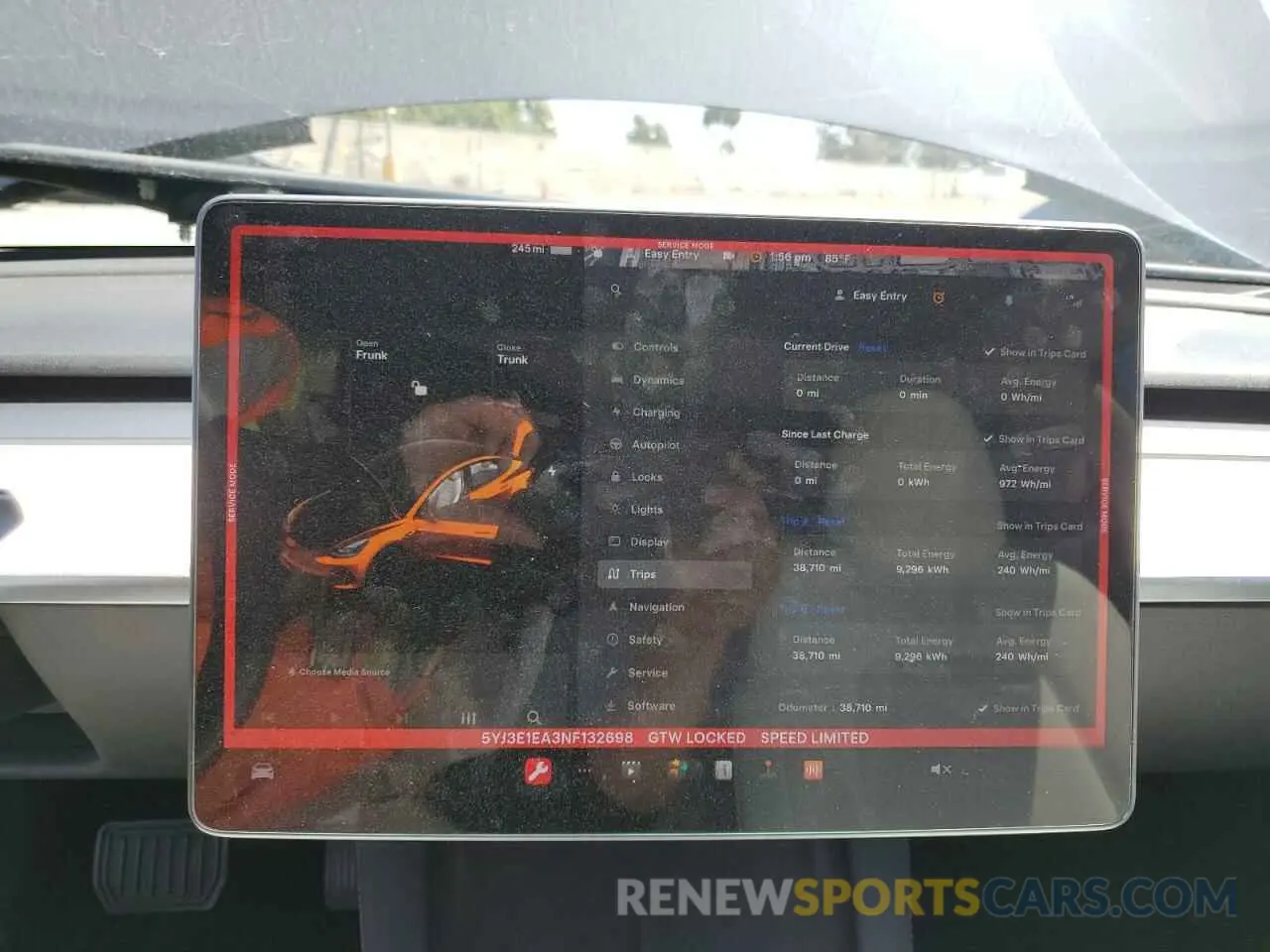 9 Photograph of a damaged car 5YJ3E1EA3NF132698 TESLA MODEL 3 2022