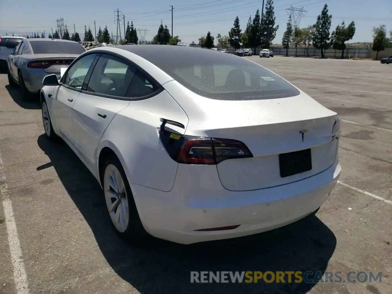 3 Photograph of a damaged car 5YJ3E1EA3NF144110 TESLA MODEL 3 2022