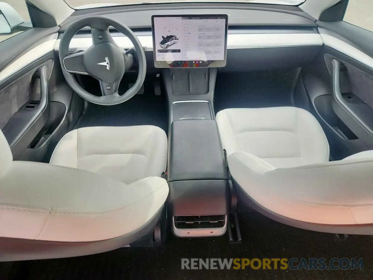 8 Photograph of a damaged car 5YJ3E1EA3NF154149 TESLA MODEL 3 2022