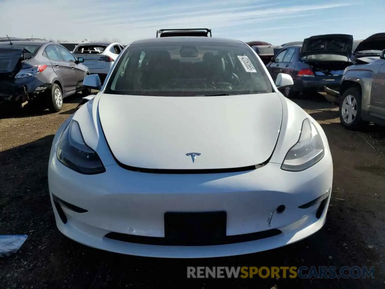 5 Photograph of a damaged car 5YJ3E1EA3NF154863 TESLA MODEL 3 2022