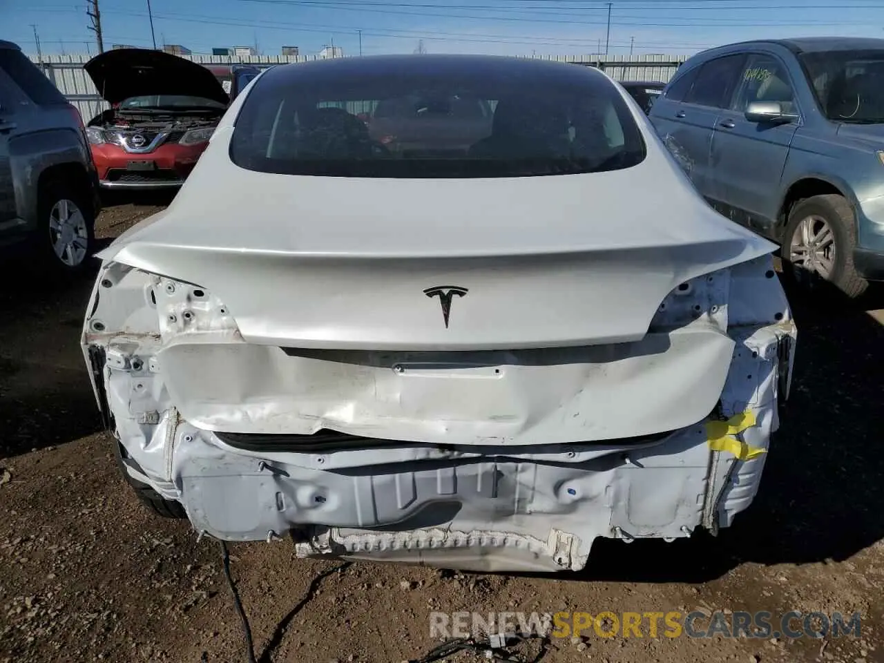 6 Photograph of a damaged car 5YJ3E1EA3NF154863 TESLA MODEL 3 2022