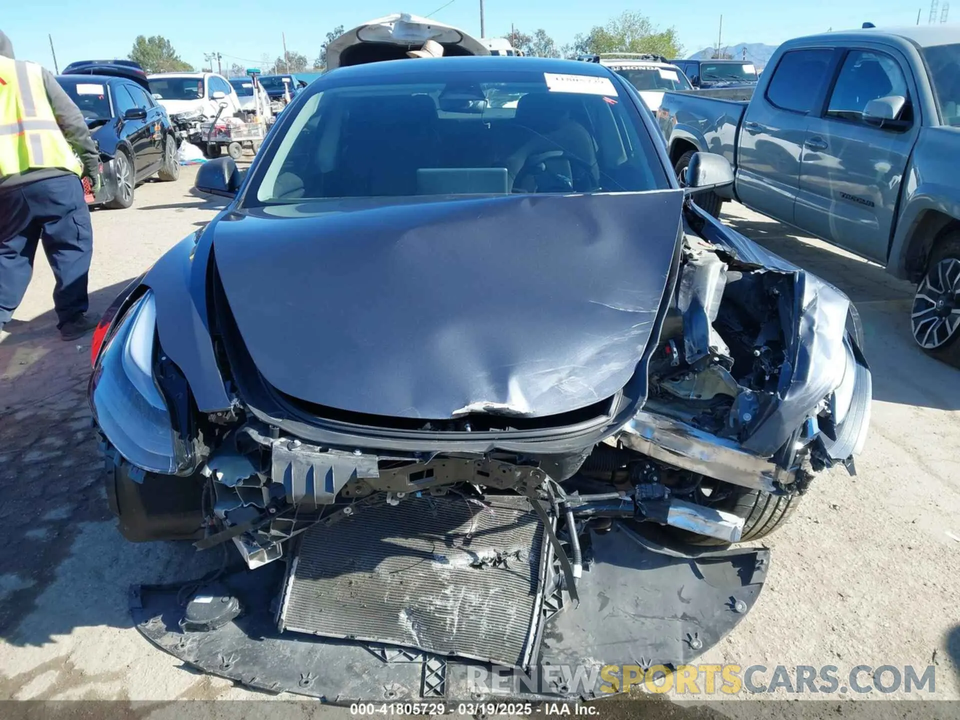 11 Photograph of a damaged car 5YJ3E1EA3NF165054 TESLA MODEL 3 2022