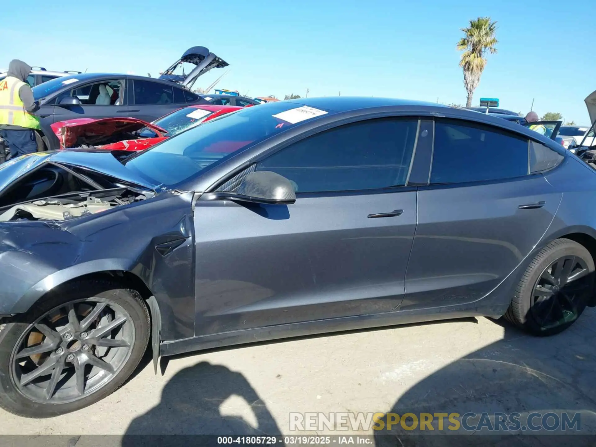 13 Photograph of a damaged car 5YJ3E1EA3NF165054 TESLA MODEL 3 2022