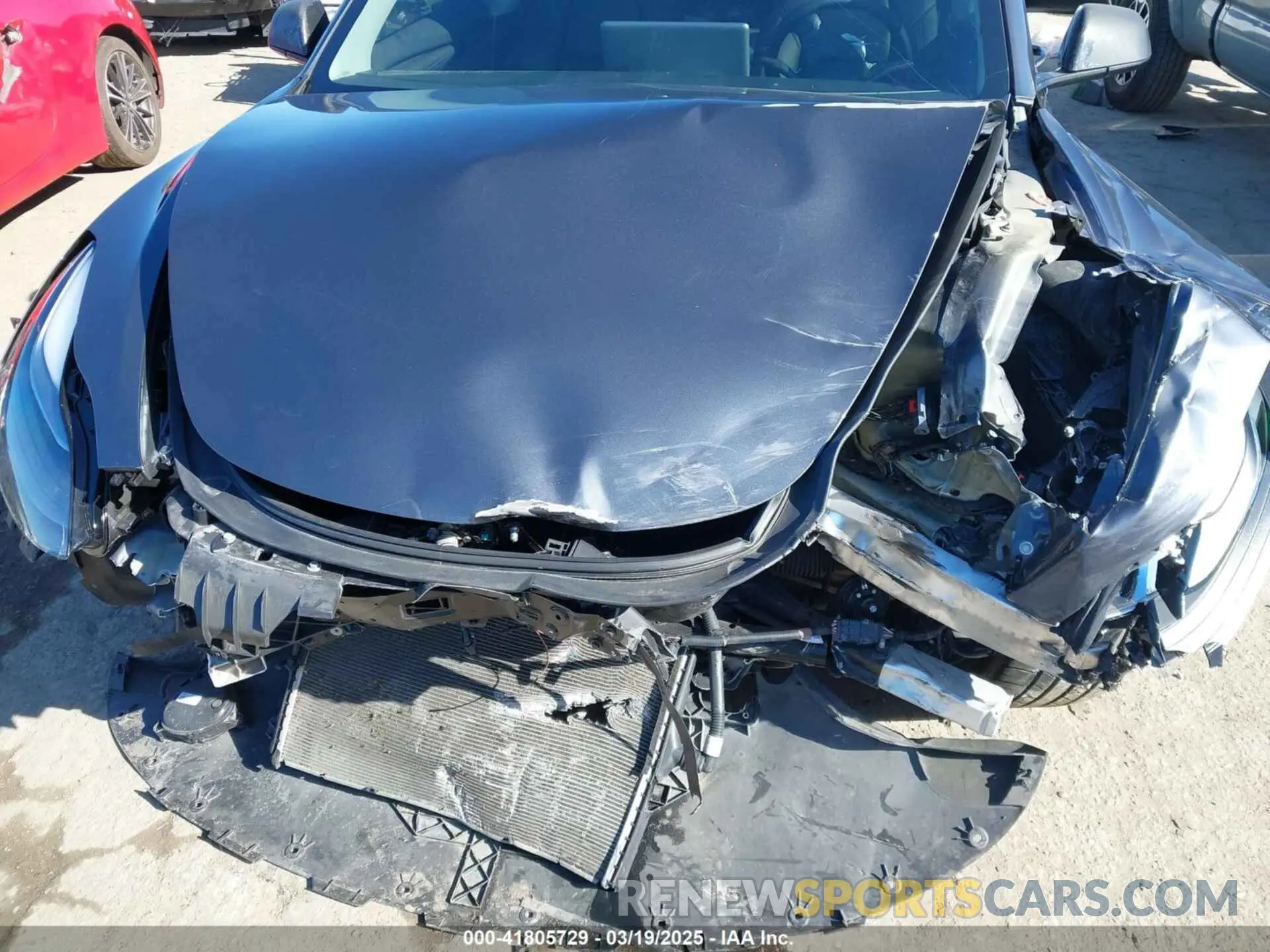 6 Photograph of a damaged car 5YJ3E1EA3NF165054 TESLA MODEL 3 2022